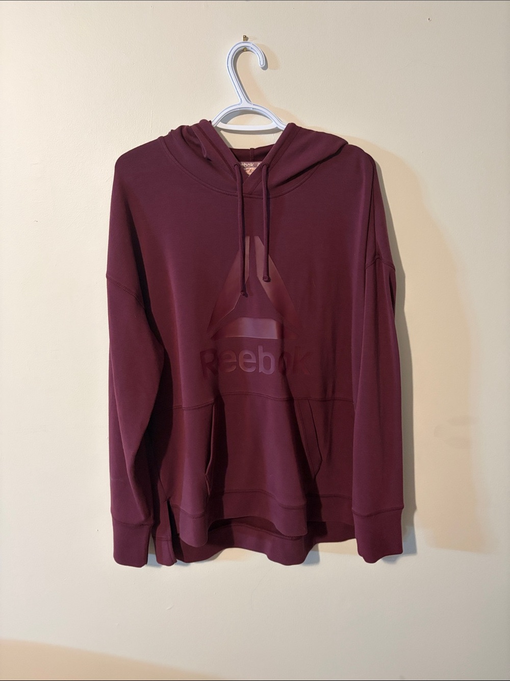 Reebok Maroon Pullover Hoodie